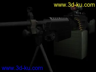 3D打印模型M249加瞄准器的图片
