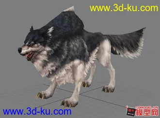 3D打印模型狼的图片
