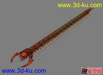 3D打印模型蜈蚣的图片