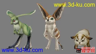 3D打印模型兔子的图片