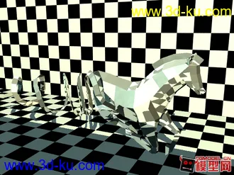 3D打印模型抽象斑马的图片