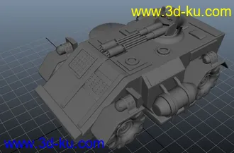 3D打印模型步兵战车  maya  都是me幸苦做的 独家放出的图片