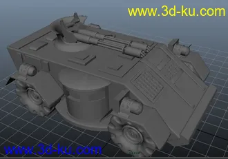 3D打印模型步兵战车  maya  都是me幸苦做的 独家放出的图片