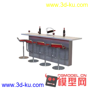 3D打印模型吧台的图片