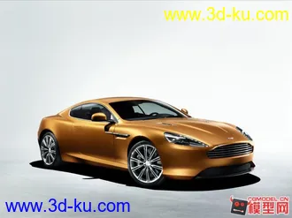 3D打印模型Auston-Martin-virage 土豪金的图片