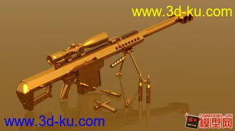 3D打印模型一把黄金-巴雷特的图片
