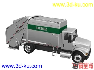 3D打印模型垃圾处理车的图片