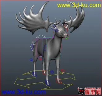 麋鹿模型的图片