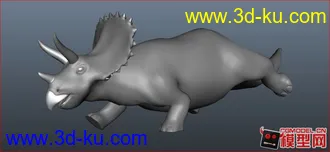 3D打印模型三角龙的图片