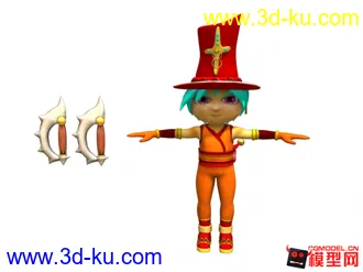 3D打印模型卡通角色的图片