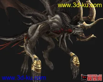 3D打印模型恐怖蝙蝠怪Mutant_drake_wing的图片