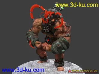 3D打印模型《蝙蝠侠-阿甘疯人院》BOSS祸害的图片