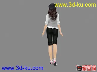 3D打印模型刚得的一个小美女，发来大家瞅瞅啊~~~需要的拿走啊~~~的图片