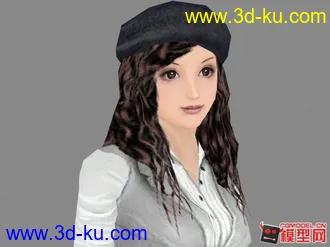 3D打印模型刚得的一个小美女，发来大家瞅瞅啊~~~需要的拿走啊~~~的图片