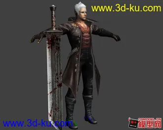3D打印模型大刀战士的图片
