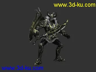 3D打印模型死亡骑士带动画绑定的图片