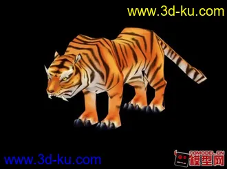 3D打印模型一个卡通手绘简模老虎。需要的带走了~~一个卡通手绘简模老虎。需要的带走了~~的图片