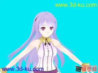 3D打印模型可爱的少女   時報ちゃん的图片