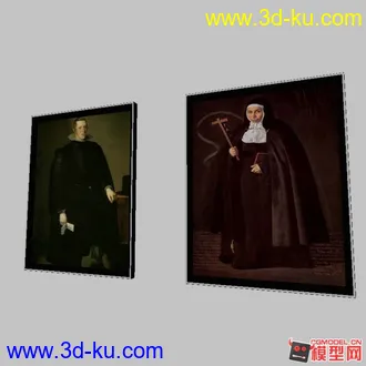 油画画框模型下载的图片
