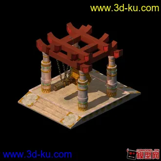 3D打印模型页游建筑的图片