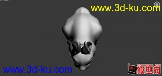 3D打印模型坐着的兔子雕塑的图片