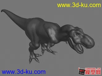 3D打印模型远古霸王龙布光素模的图片