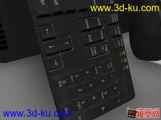 3D打印模型台式电脑+音响的图片