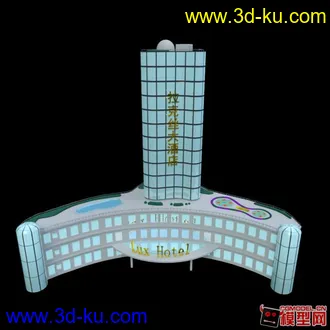 3D打印模型一款鸟瞰级别的建筑的图片