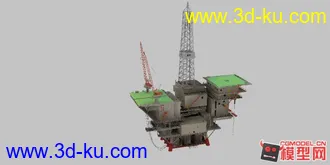 3D打印模型石油开采机的图片