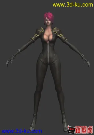 3D打印模型LOCO游戏女角色的图片