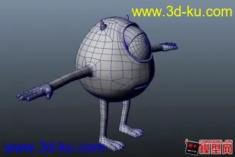 3D打印模型大眼仔的图片