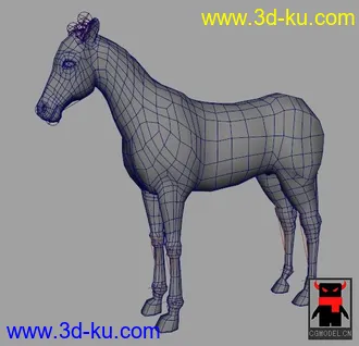 3D打印模型小马驹的图片