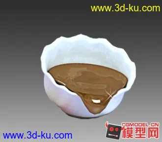 3D打印模型白色咖啡杯 椅的图片