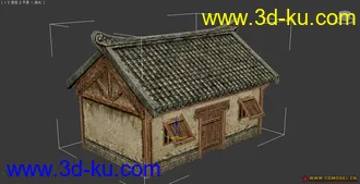 3D打印模型中国古代民居的图片