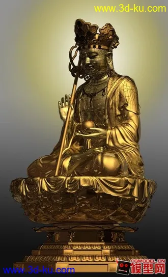 达摩祖师 地藏王maya模型的图片