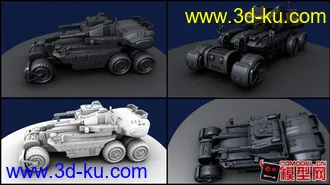 3D打印模型机甲战车的图片