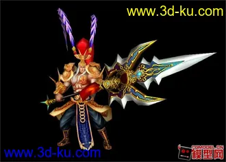 3D打印模型什么叫真正的吕布（再送个真6吕布和赵云）的图片