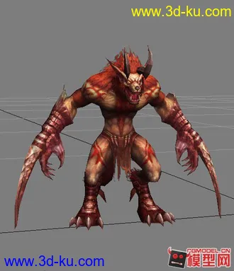 3D打印模型狼人的图片