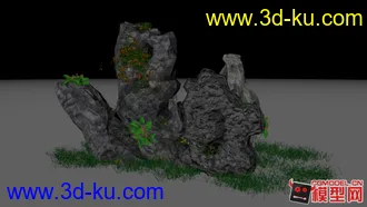 3D打印模型假山的图片