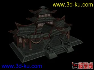 3D打印模型中国古代建筑一枚的图片