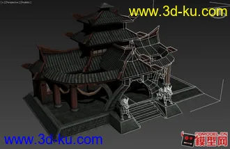 3D打印模型中国古代建筑一枚的图片