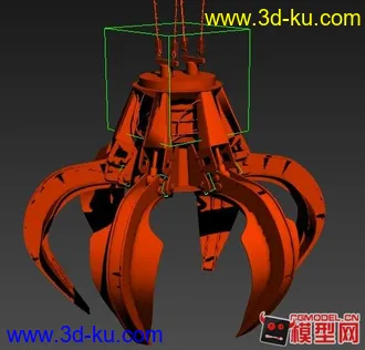3D打印模型自己做的机械抓手，带动画，分享一下！的图片