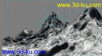 3D打印模型不错的高山雪峰的图片