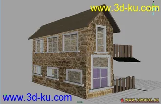 3D打印模型自己做的...房子的图片