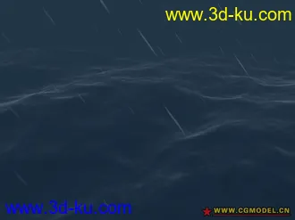 3D打印模型波涛汹涌的夜晚（动画）的图片