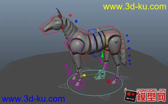 练习动画 马 模型的图片1