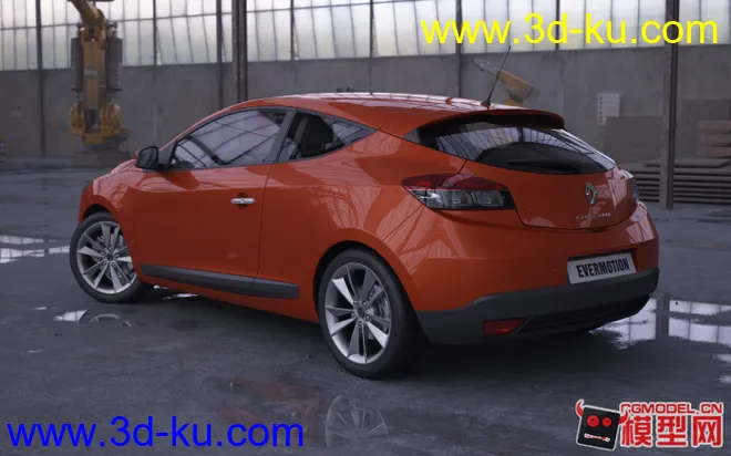 【模型】Renault-Megane-Coupe一比一工业车模型 下载的图片2