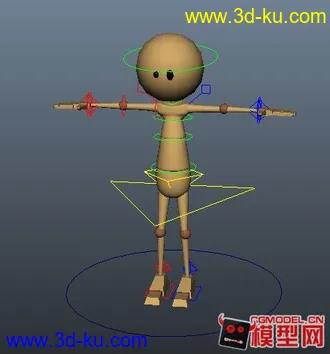 3D打印模型卡通人物动画练习的图片