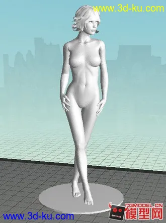 3D打印模型诱人的女模的图片