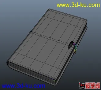 3D打印模型写实书本 有翻书动画的图片